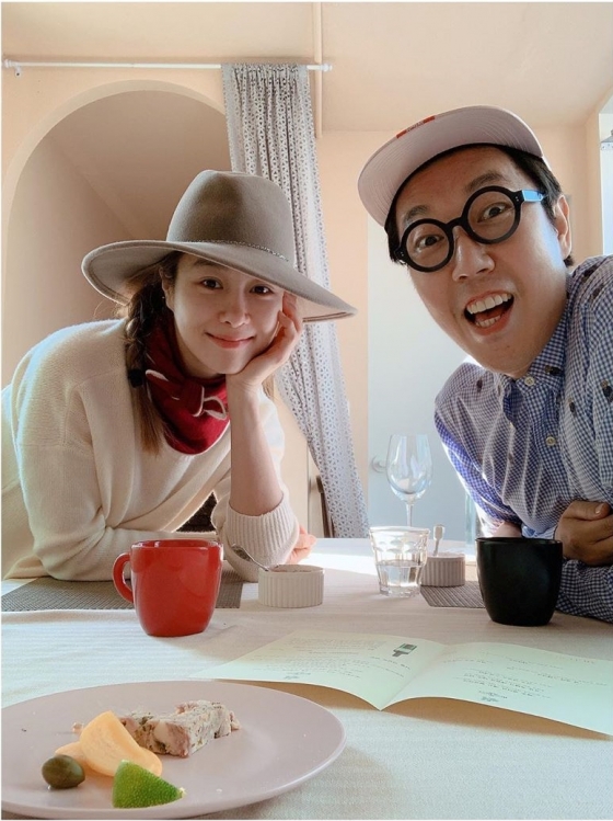 옥주현과 김영철/사진=김영철 인스타그램