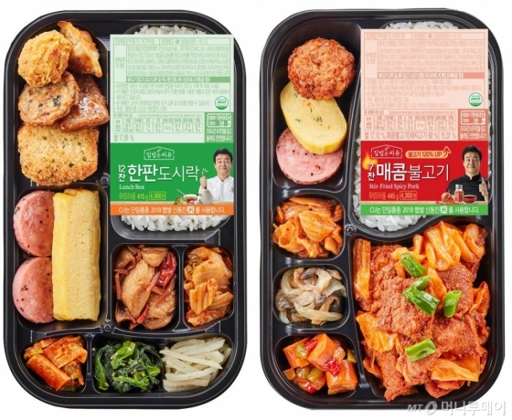 시판중인 백종원 도시락/사진=CU