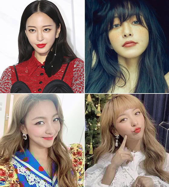 배우 한예슬, 가수 루나/사진=각 스타 인스타그램, 나일론