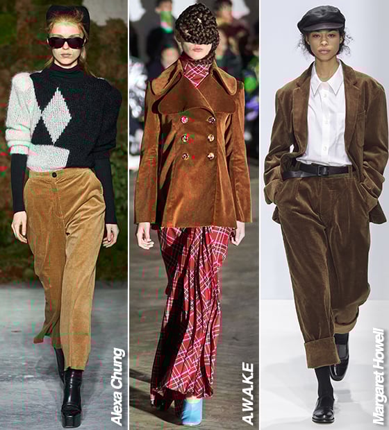 알렉사 청, 어웨이크, 마가렛 호웰 2019 F/W 컬렉션/사진=각 브랜드