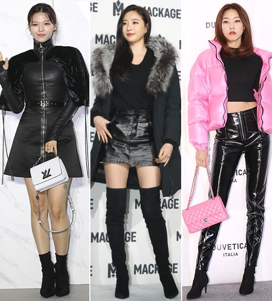 그룹 트와이스 정연, 배우 김사랑, 모델 한혜진/사진=뉴스1