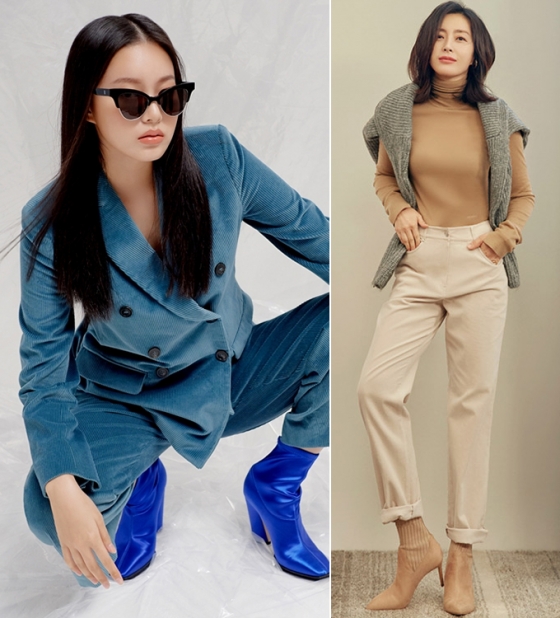 배우 박유나, 송윤아/사진=데이즈드, 조르쥬레쉬