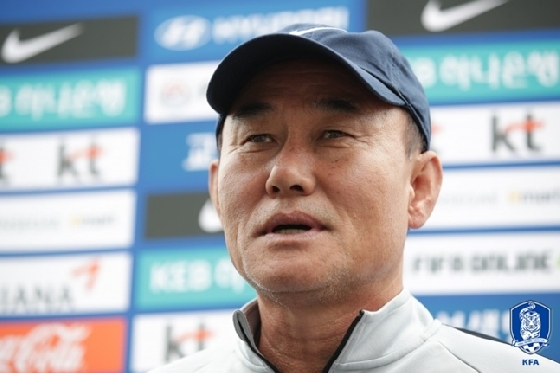 김학범 U-22 대표팀 감독./사진=대한축구협회