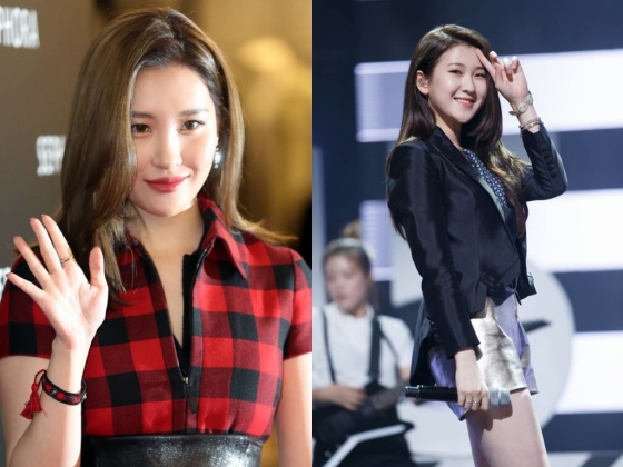 사진 왼쪽부터 가수 선미와 백예린./사진=임성균 기자, 최부석 기자