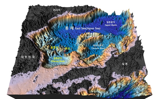 독도 3차원 해저 지형도/사진=KIOST