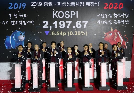 코스피 올해 7.7% 상승…미중 무역합의 뒷심 발휘