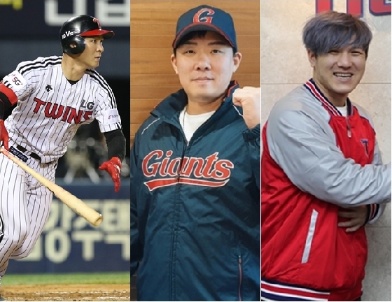 오지환(왼쪽부터), 안치홍, 김선빈. /사진=각 구단 제공