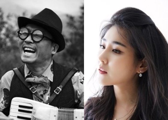 가수 김건모와 피아니스트 장지연/사진=김건모 20주년 앨범, 뉴스1