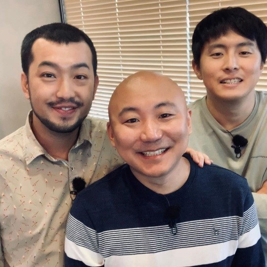 왼쪽부터 이말년, 주호민, 기안84/사진=주호민 인스타그램<br>