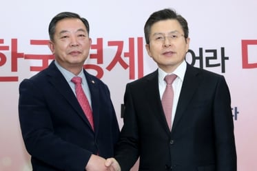 황교안 손잡은 이찬열