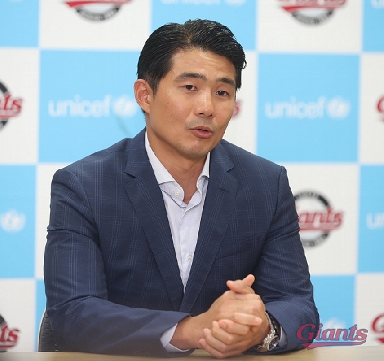 성민규 롯데 단장./사진=롯데 자이언츠