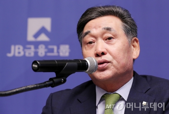 김기홍 JB금융그룹 회장 / 사진=김창현 기자 chmt@