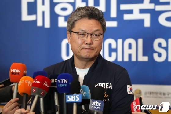 이문규 여자농구 대표팀 감독. /사진=뉴스1<br>
<br>