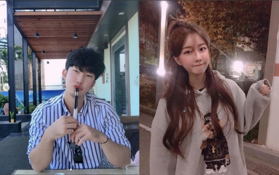 야구선수 박효준(왼쪽)과 치어리더 안지현 /사진=박효준·안지현 인스타그램