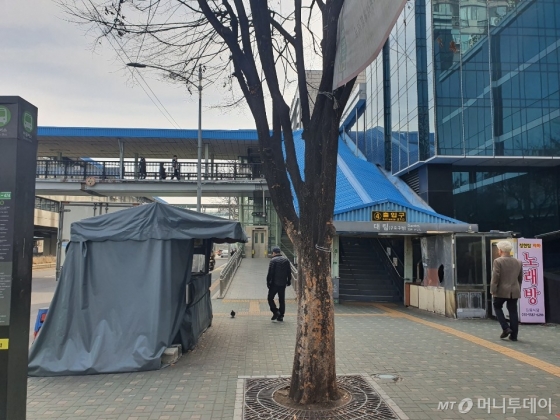 24일 대림역 4번 출구 /사진=정경훈 기자