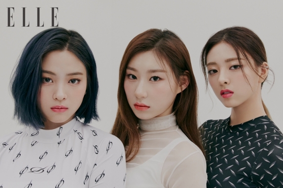 그룹 있지 류진, 채령, 유나/사진제공=엘르(Elle)