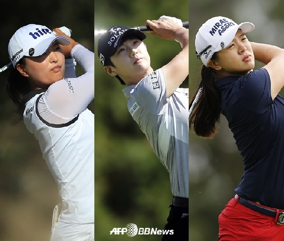 고진영-박성현-김세영./AFPBBNews=뉴스1