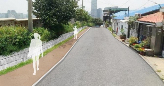 낙산성곽길 정비(걷기 좋은 성곽길) 구상도/사진=서울시
