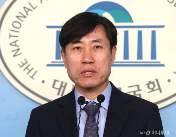 하태경 미래통합당 의원이 지난 1월14일 오전 서울 여의도 국회 정론관에서 기자회견을 갖고 있다. /사진=홍봉진 기자