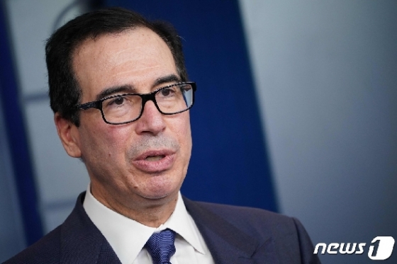 스티브 므누신 미국 재무장관. © AFP=뉴스1