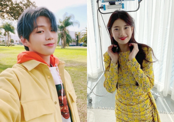 /사진=가수 강다니엘, 수지 인스타그램