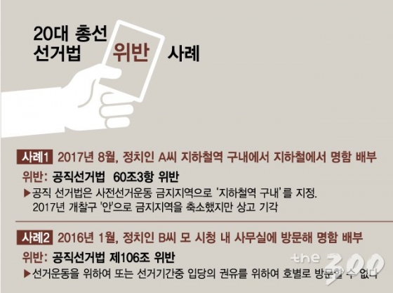 "빽만 있으면 총선 공천" 대한민국 선거법 요지경