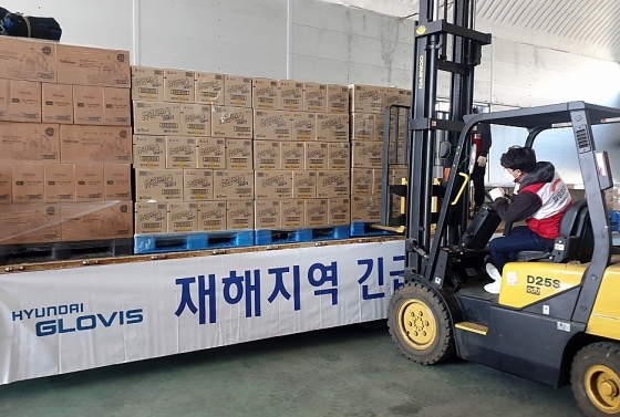 현대글로비스, 코로나19 긴급 구호품 1000톤 무상 운송