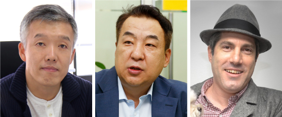 (왼쪽부터) 오치영 지란지교 창업자, 이동범 지니언스 대표, 아비람 제닉 비욘드시큐리티 대표/사진제공= 각 사