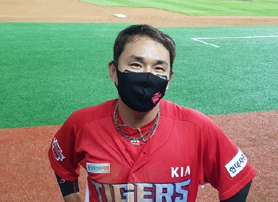23일 SK전을 마치고 만난 나주환. /사진=박수진 기자