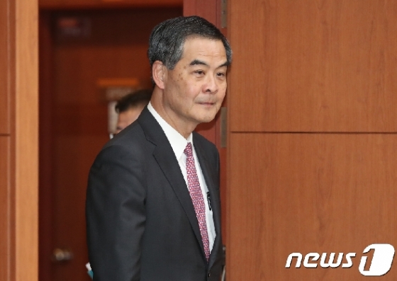 렁춘잉 전 홍콩 행정장관 2017.11.30/뉴스1 © News1 이재명 기자