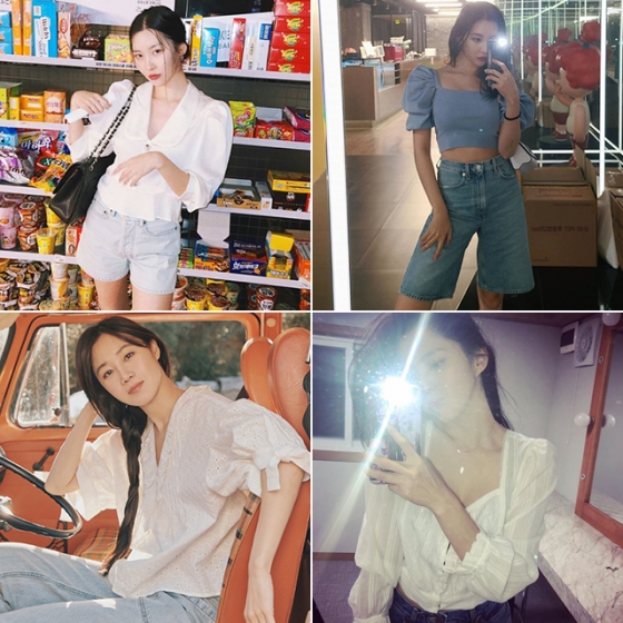 /사진=가수 선미, 배우 한소희 인스타그램, 써스데이아일랜드(공효진)