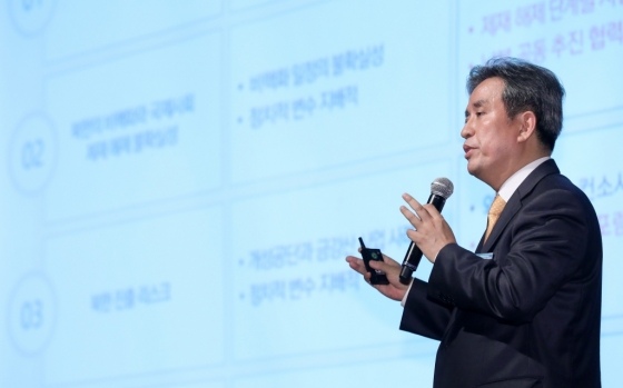 김병석 한국건설기술연구원 남북한인프라특별위원장. /사진제공=한국건설기술연구원