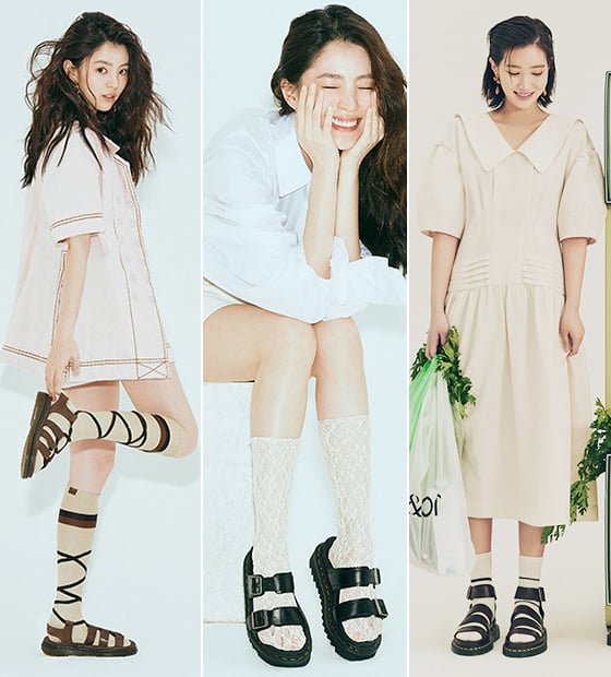 배우 한소희, 임수향/사진=데이즈드, 온앤온