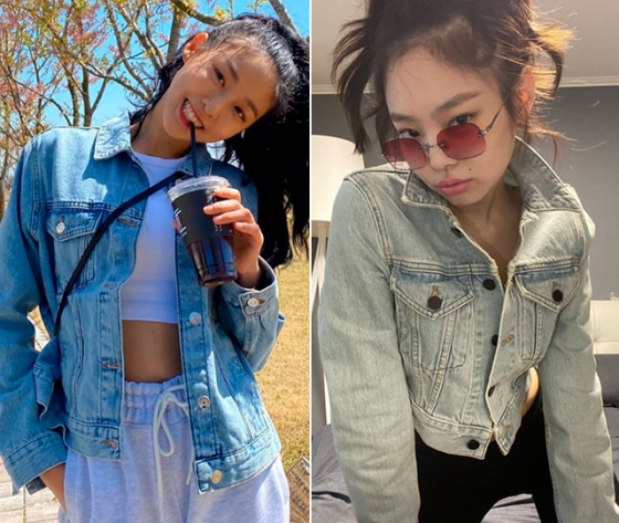 /사진=AOA 설현, 블랙핑크 제니 인스타그램
