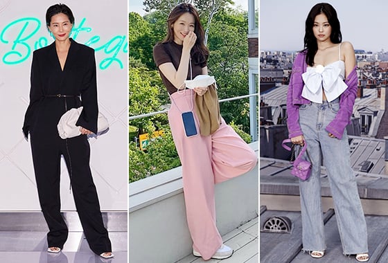 방송인 김나영, 그룹 다비치 강민경, 블랙핑크 제니/사진=보테가베네타, 강민경 인스타그램, /AFPBBNews