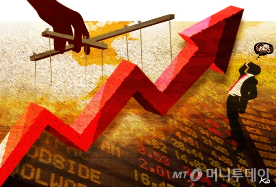 삽화,주식시황1,상승,3,주가조작,작전 / 사진=김현정디자이너