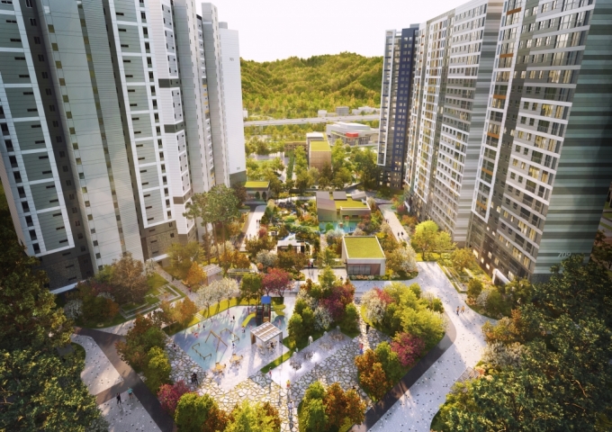 양산 사송 더샵 데시앙 2차 조감도.