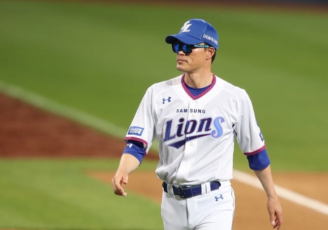 허삼영 삼성 라이온즈 감독. /사진=삼성 라이온즈 제공</p><p>