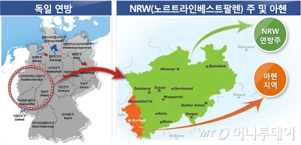 한-독 소재·부품·장비 기술협력센터 설립위치./자료=산업통상자원부
