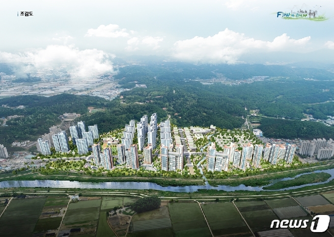 파주 캠프하우즈 개밠사업 조감도 (파주시청 제공)© 뉴스1