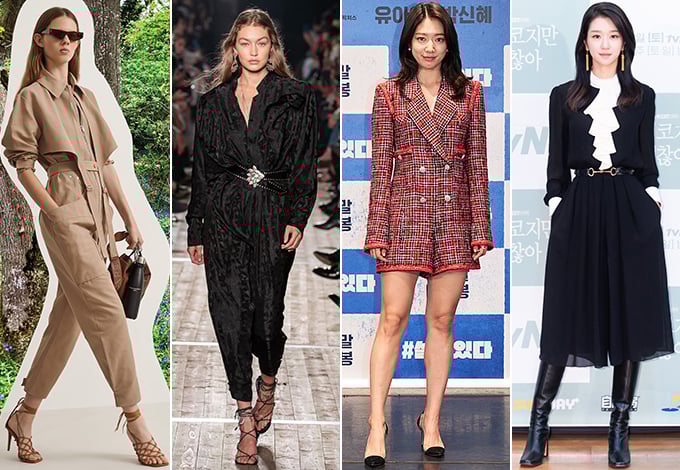 /사진=스텔라 맥카트니 2020 리조트, 이자벨 마랑 2020 S/S 컬렉션, 롯데엔터테인먼트 제공(배우 박신혜),tvN 제공(배우 서예지)