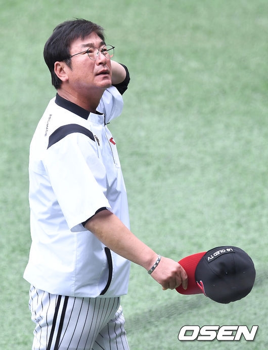 류중일 LG 감독. 