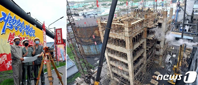 &#40;평양 노동신문=뉴스1&#41; = 북한 노동당 기관지 노동신문은 28일 "당 중앙위원회 제7기 제13차 정치국 회의 결정 관철을 위한 총돌격전으로 흥남 땅이 끓고 있다＂라며 흥남비료연합기업소를 조명했다. &#x5b;국내에서만 사용가능. 재배포 금지. DB 금지. For Use Only in the Republic of Korea. Redistribution Prohibited&#x5d; rodongphoto@news1.kr