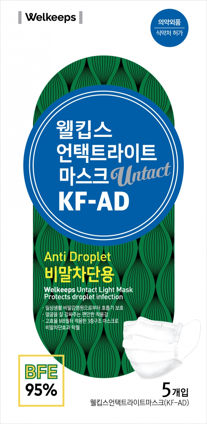 웰킵스 비말차단용 마스크/사진제공=세븐일레븐
