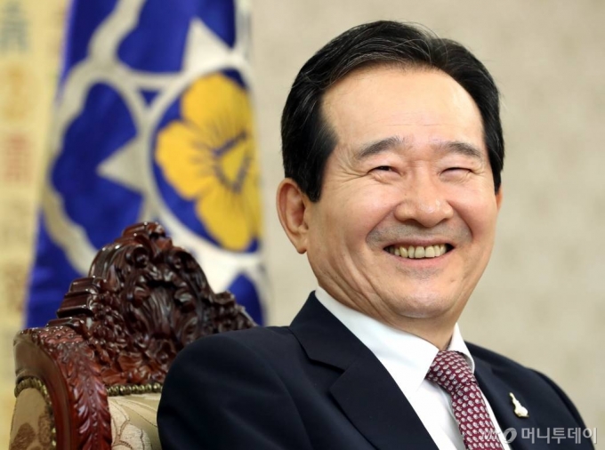 정세균 국무총리 인터뷰 / 사진=이기범 기자 leekb@