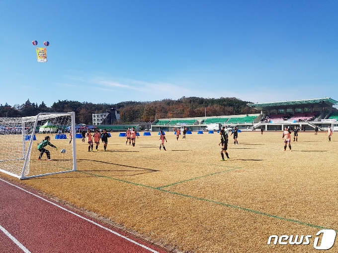 학교스포츠클럽 축구대회. &copy; News1