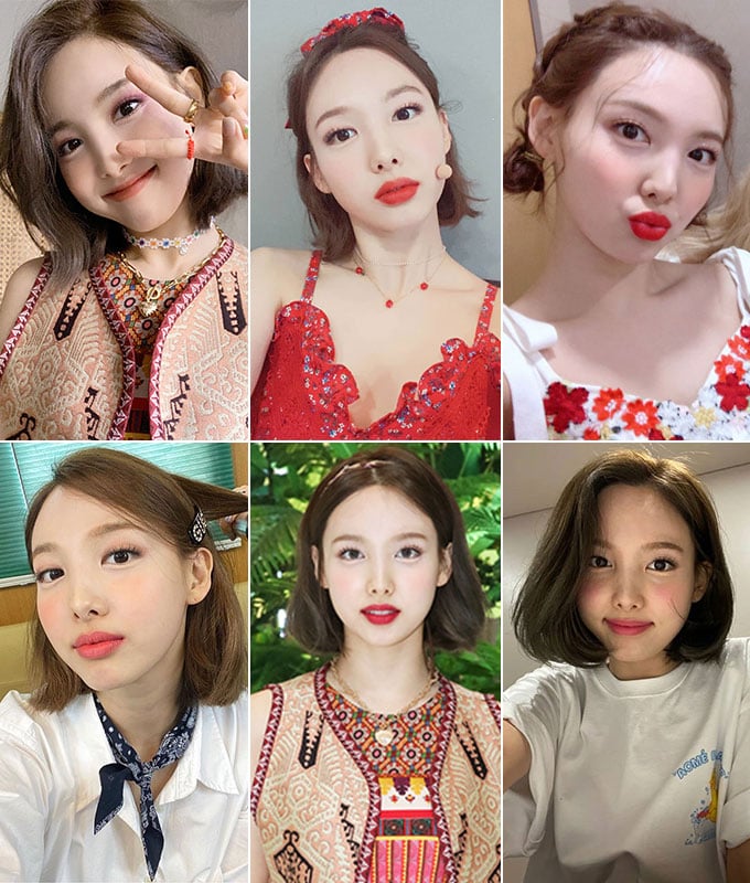그룹 트와이스 나연/사진=트와이스 공식 트위터, 인스타그램, 엠넷 카운트다운 공식 트위터