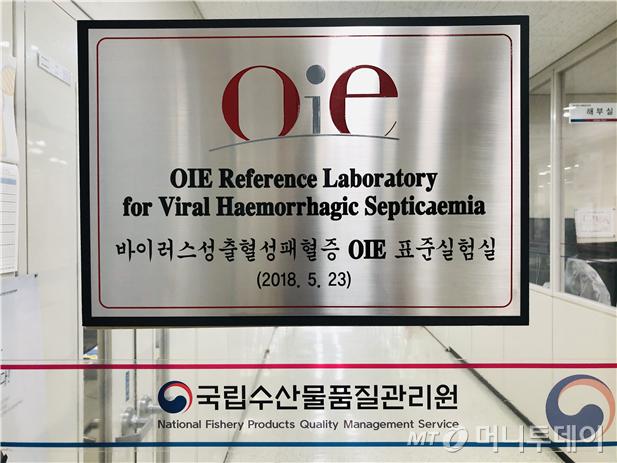 국립수산물품질관리원 바이러스성출형성패혈증 OIE 표준실험실 //사진제공=해양수산부