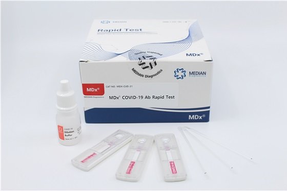 신종 코로나 항체 신속진단 간이키트 'MDxⓇ COVID-19 Ab Rapid Test'/메디안디노스틱