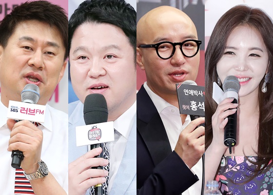 왼쪽부터 방송인 남희석, 김구라, 홍석천, 강예빈/사진=머니투데이DB